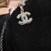 CHANEL Колье на черной барзотной ленте с мальтийским крестом CHANEL Колье на черной барзотной ленте с мальтийским крестом