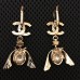 CHANEL  Серьги  "Пчелки"