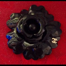 CHANEL Брошь "Черный цветок" CHANEL Брошь "Черный цветок"