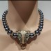KJL for Avon Колье и серьги "Серая пантера" KJL for Avon Колье и серьги "Серая пантера"