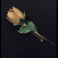 SANDOR Брошь винтажная "Тюльпан" SANDOR Брошь винтажная "Тюльпан"
