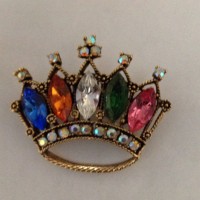 WEISS Брошь винтажная "Корона" WEISS Брошь винтажная "Корона"