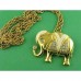 KJL for AVON Брошь- кулон на цепочке "Золотой слон" KJL for AVON Брошь- кулон на цепочке "Золотой слон"