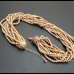 Бусы винтажные кофейного цвета Бусы винтажные кофейного цвета