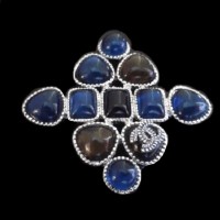 CHANEL Брошь "Логотип синяя" CHANEL Брошь "Логотип синяя"