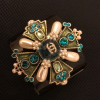 CHANEL  Великолепный лого- браслет "Мальтийский крест"