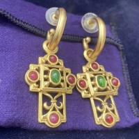ELIZABETH TAYLOR  The Katherina Cross Collection: серьги