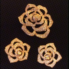ELIZABETH TAYLOR Комплект "Pave Crystal Rose Collection" 
