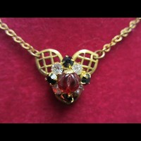 MIRIAM HASKELL Колье - choker винтажное "Сердце" MIRIAM HASKELL Колье - choker винтажное "Сердце"