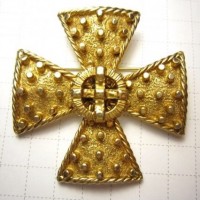 ACCESSOCRAFT Брошь винтажная "Кавалерский крест" ACCESSOCRAFT Брошь винтажная "Кавалерский крест"