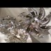 SARAH COVENTRY Комплект винтажный - Брошь и клипсы "Астры в серебре"