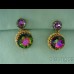 SCHIAPARELLI Комлект винтажный браслет и клипсы. SCHIAPARELLI Комлект винтажный браслет и клипсы.