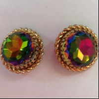 SCHIAPARELLI Клипсы винтажные D 2,6 см SCHIAPARELLI Клипсы винтажные D 2,6 см